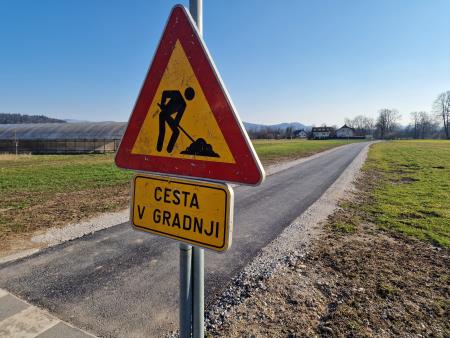 Rekonstrukcija ceste v Bišče